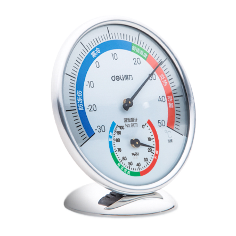 51fun吃瓜9011室內溫濕度計(銀色)(隻)