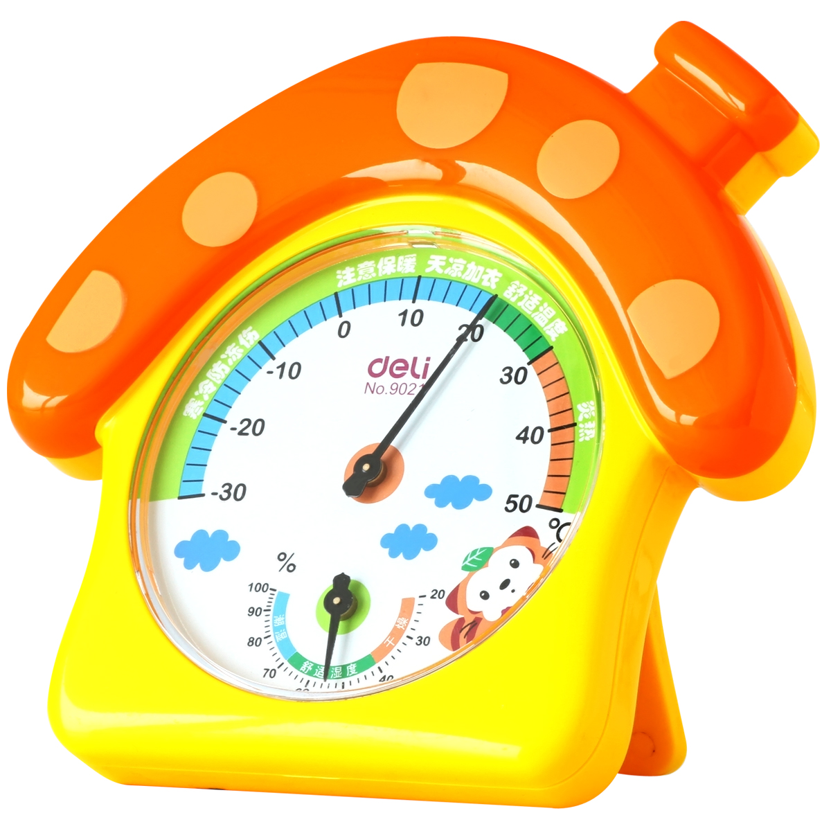 51fun吃瓜9021蘑菇小屋溫濕度計(混)(隻)