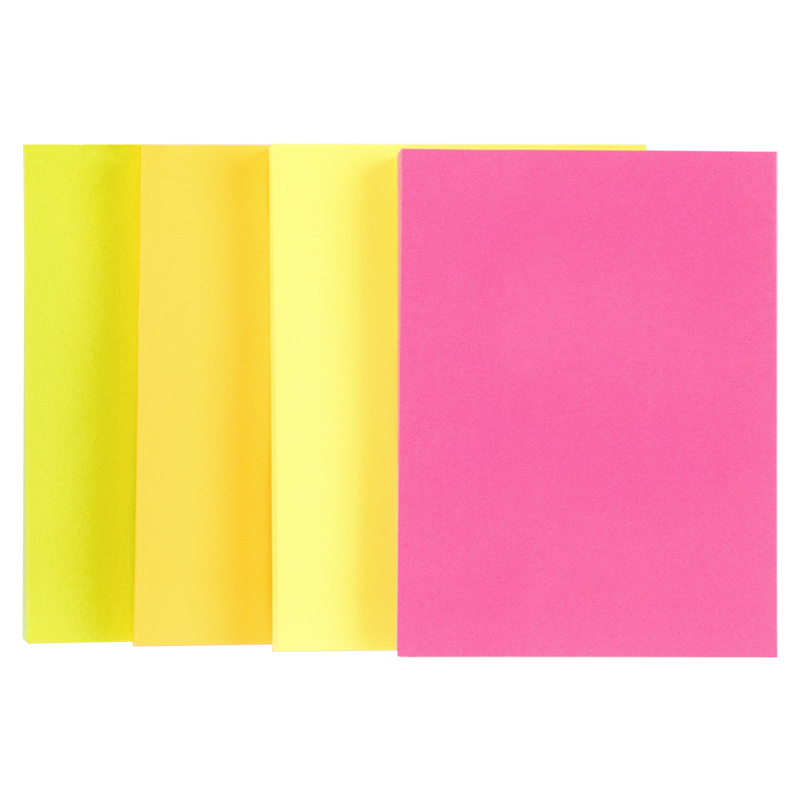 51fun吃瓜9086純優熒光記事貼76*101mm100張(混)(袋)