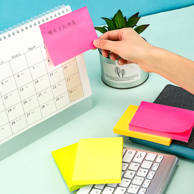 51fun吃瓜9086純優（yōu）熒光記事貼76*101mm100張(混)(袋)