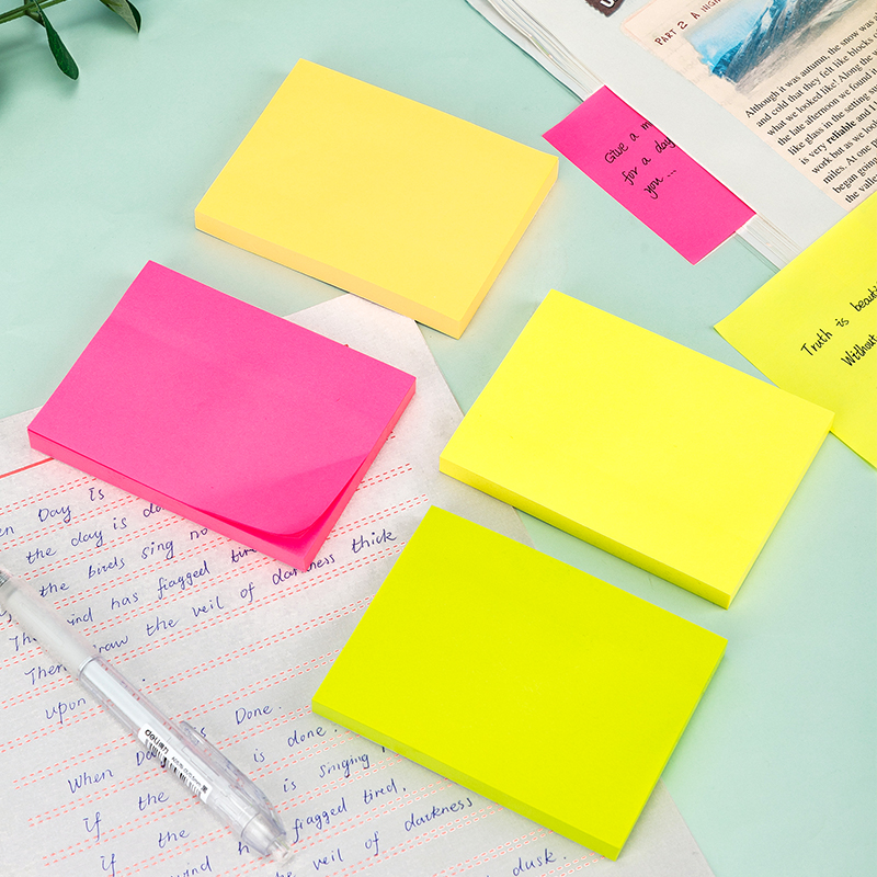 51fun吃瓜9086純優熒光記事貼（tiē）76*101mm100張(混)(袋（dài）)