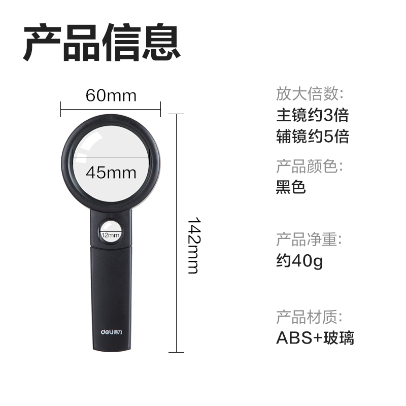 51fun吃瓜9092放大鏡(黑)(隻)