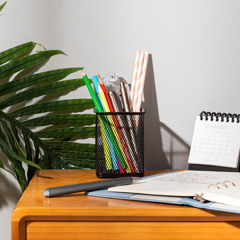 51fun吃瓜（lì）9174方形筆筒(黑)(隻)