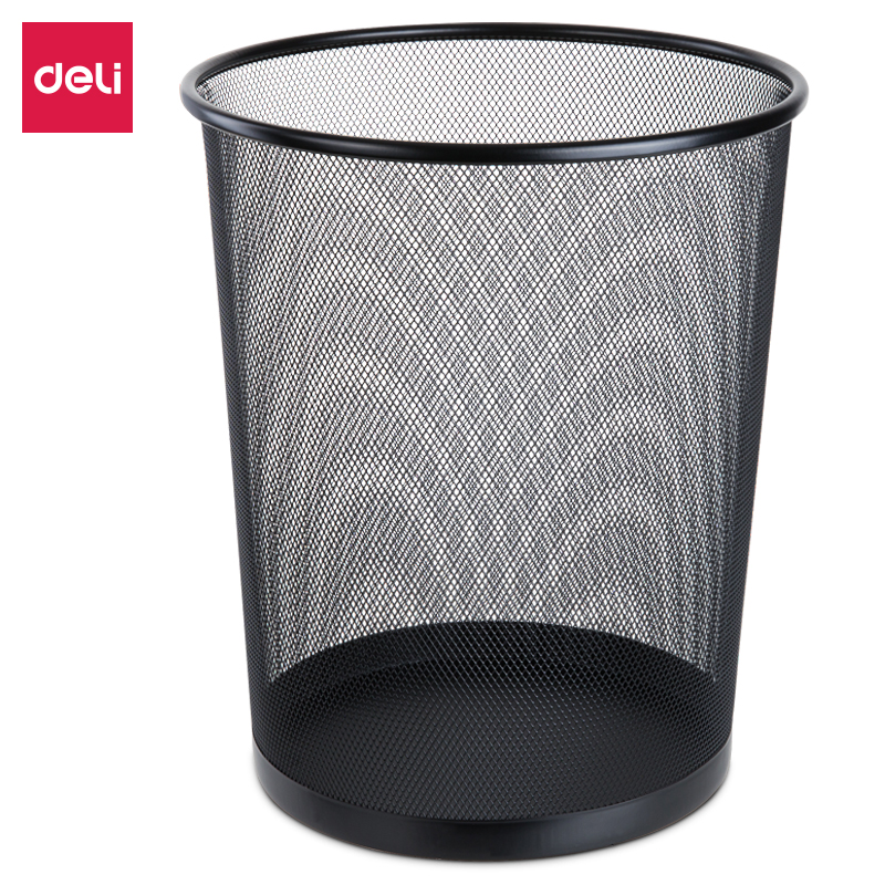 51fun吃瓜9189大號圓紙簍(黑)(隻)295x240x343mm金屬絲（sī）網噴塑（sù）工藝