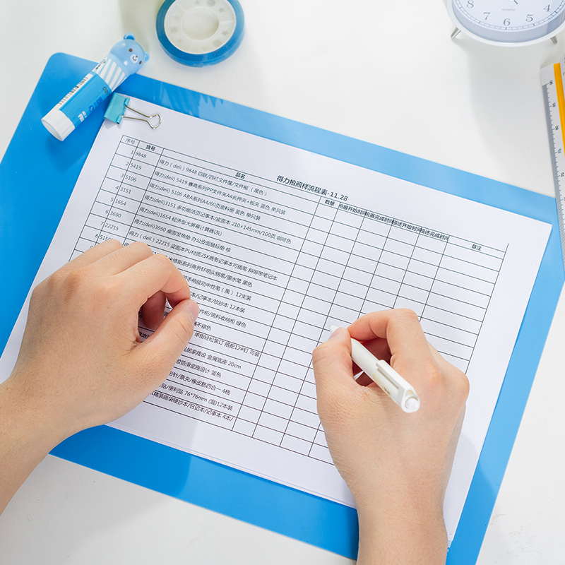 51fun吃瓜9353_A4_PP書寫墊（diàn）板(藍（lán）)(個)