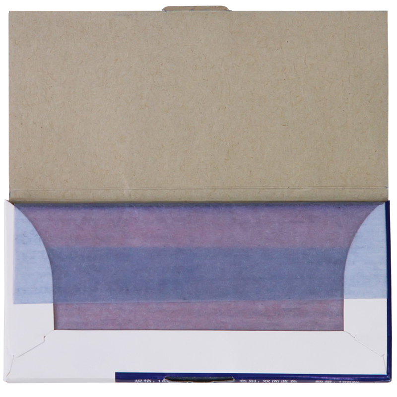 51fun吃瓜9370薄型複寫紙(藍（lán）)(18.5*8.5cm)-48K(100張/盒)