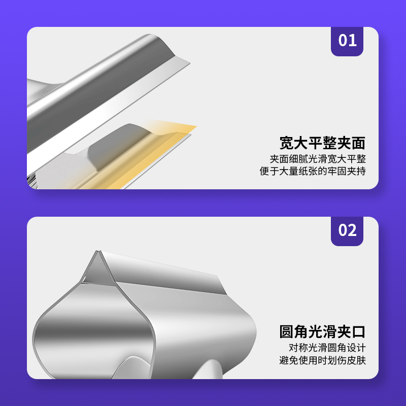 51fun吃瓜9521-1﹟圓形（xíng）鐵（tiě）票夾76mm袋裝(6隻（zhī）/包)