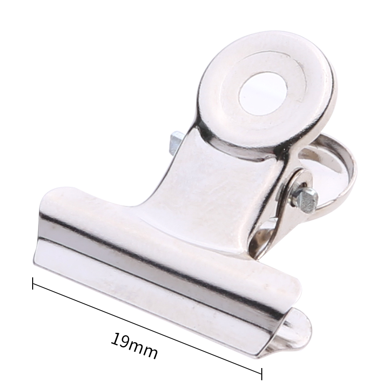 51fun吃瓜9526-6﹟圓形鐵票夾（jiá）19mm袋裝(6隻/包)