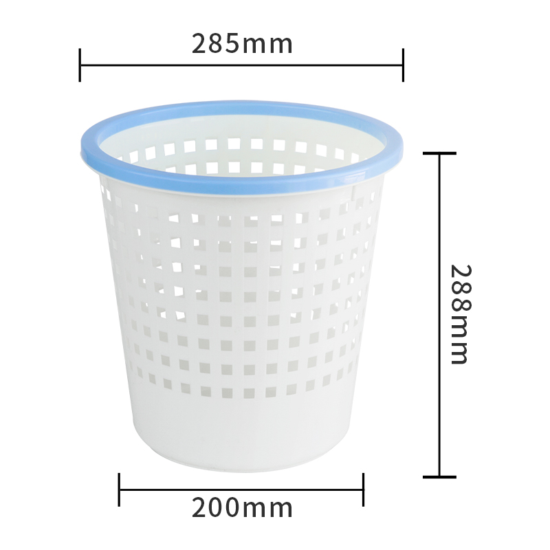 51fun吃瓜得心9554雙色圓形（xíng）紙簍(天（tiān）藍)(隻（zhī）)