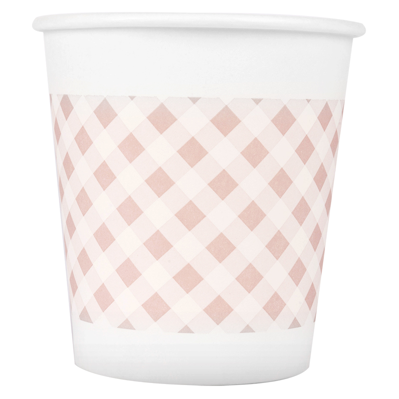 51fun吃瓜9569紙杯(白)200ml(50隻/包)7盎司240g太陽紙+18gPE膜（mó）