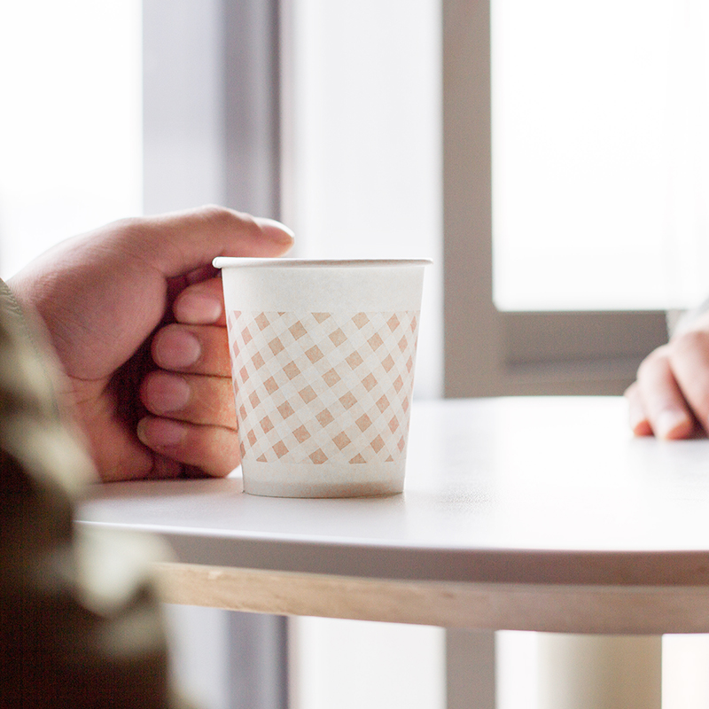 51fun吃瓜9569紙杯(白)200ml(50隻/包（bāo）)7盎司（sī）240g太陽紙+18gPE膜