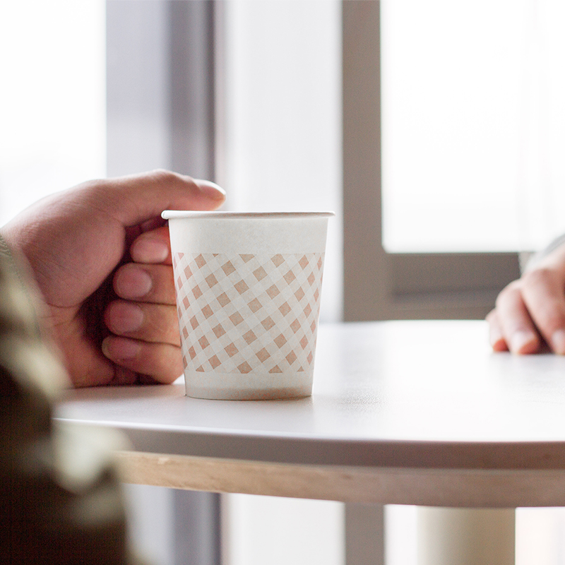 51fun吃瓜9570紙杯(白)250ml(50隻/包)9盎司240g太陽紙+18gPE膜