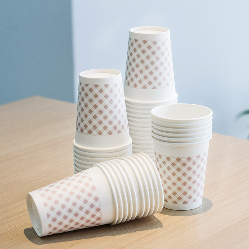 51fun吃瓜9570紙杯(白)250ml(50隻/包)9盎司240g太陽紙+18gPE膜