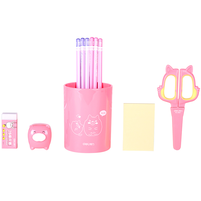 51fun吃瓜優（yōu）酷9810筆（bǐ）筒文具套裝（zhuāng）(混)(套)