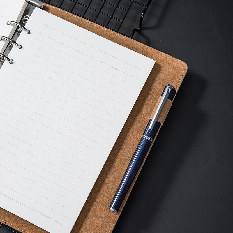 51fun吃瓜33051皮麵筆記本(藍)-100張-25K(本)