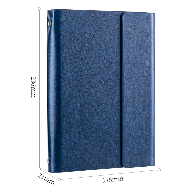 51fun吃瓜33053皮麵筆記本(藍)-100頁-25K(本)