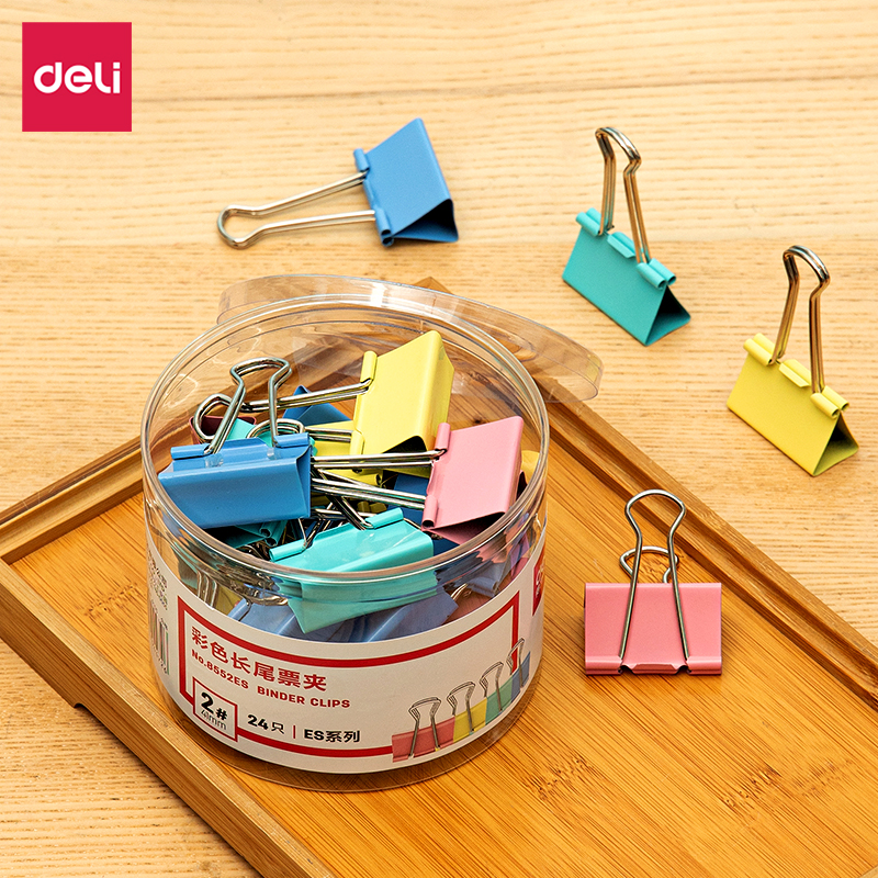51fun吃瓜8552ES彩色長尾票（piào）夾（jiá）筒裝(混)(24隻/筒)