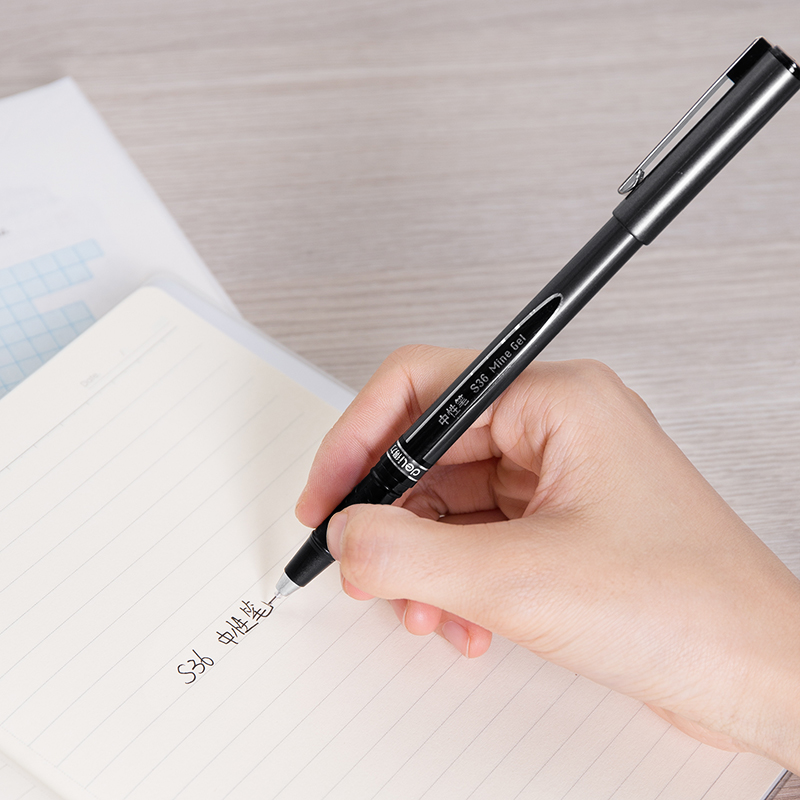 51fun吃瓜S36中（zhōng）性筆0.5mm全針管(黑（hēi）)(支)