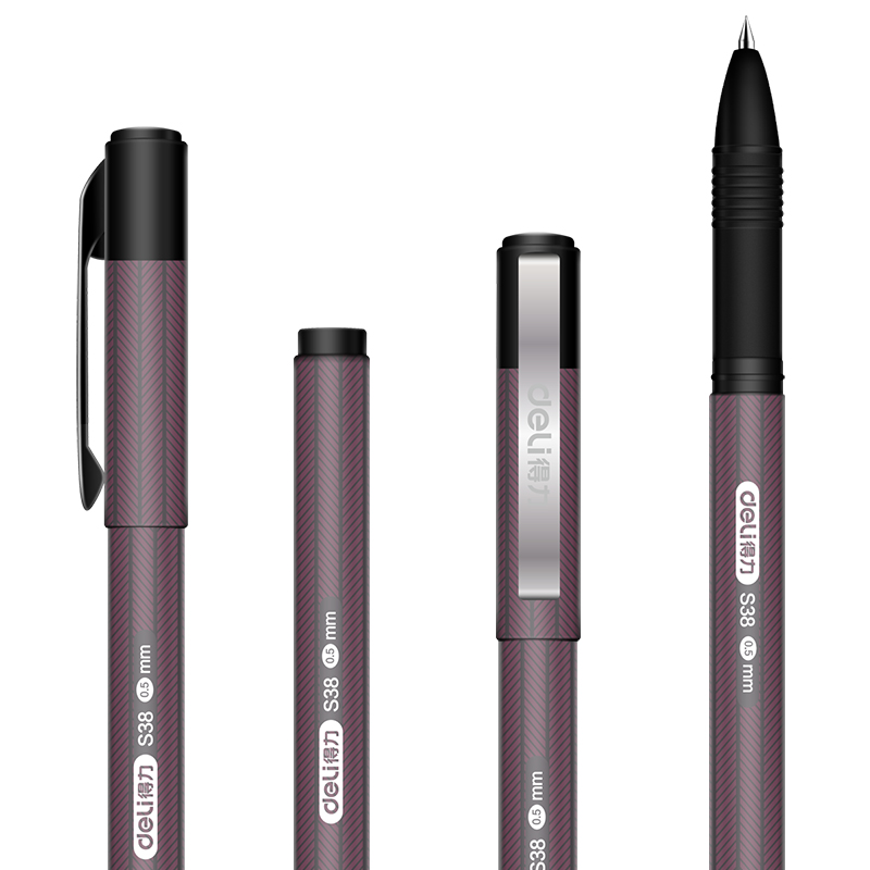 51fun吃瓜S38中性筆0.5mm子彈頭(黑)(支)