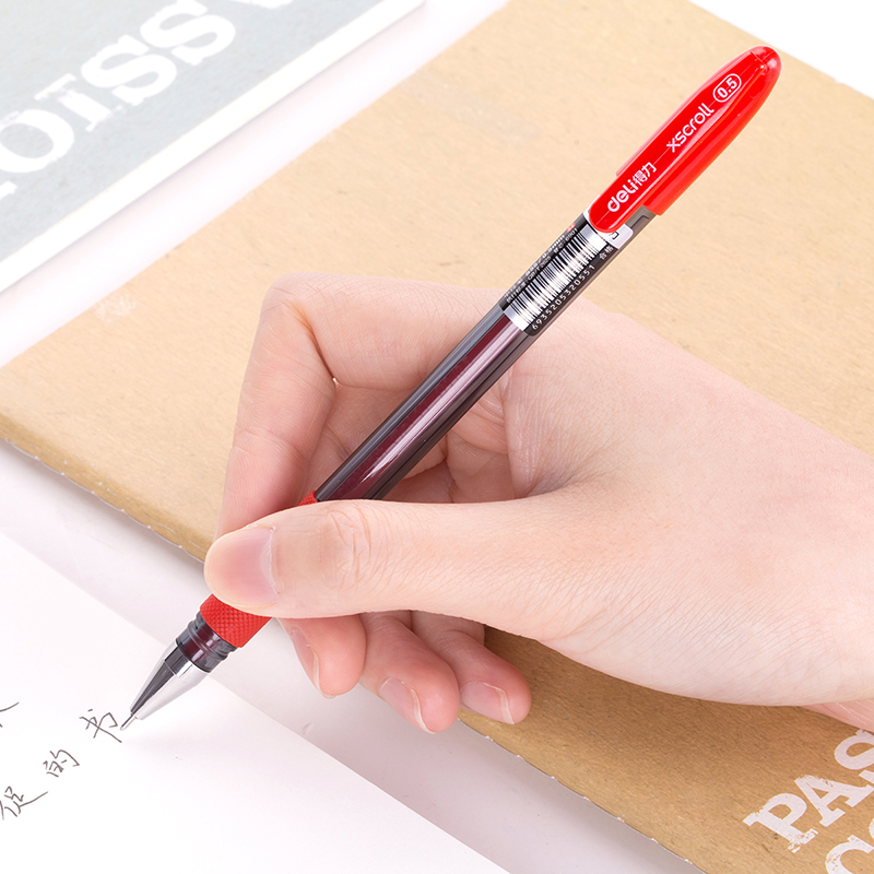 51fun吃瓜S55中性筆（bǐ）0.5mm半（bàn）針（zhēn）管(紅)(支)