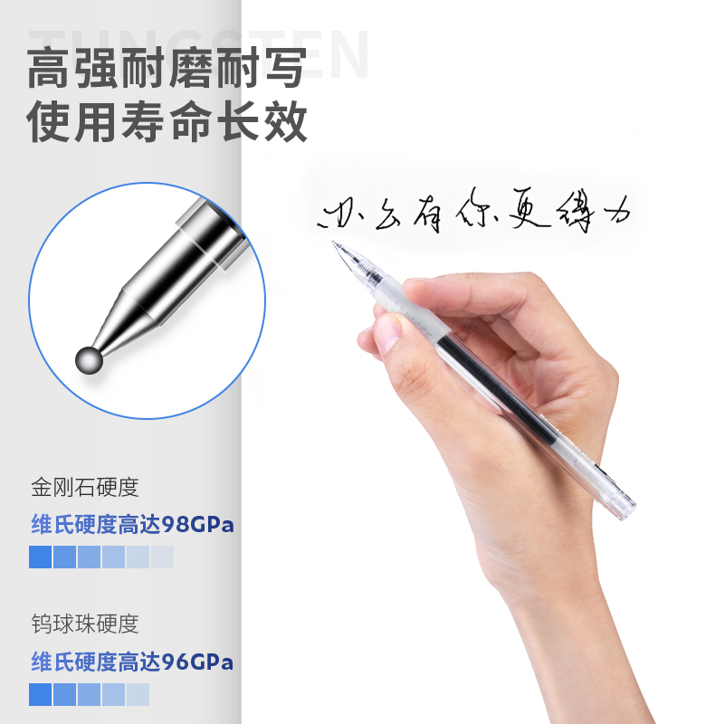 51fun吃瓜S758台筆專用筆芯0.5mm彈簧頭(黑)(支)