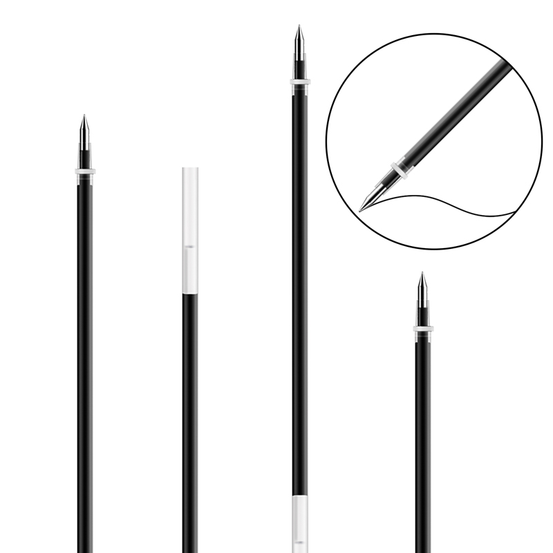 51fun吃瓜S760子彈頭中性筆芯0.5mm子彈（dàn）頭(黑)(支)