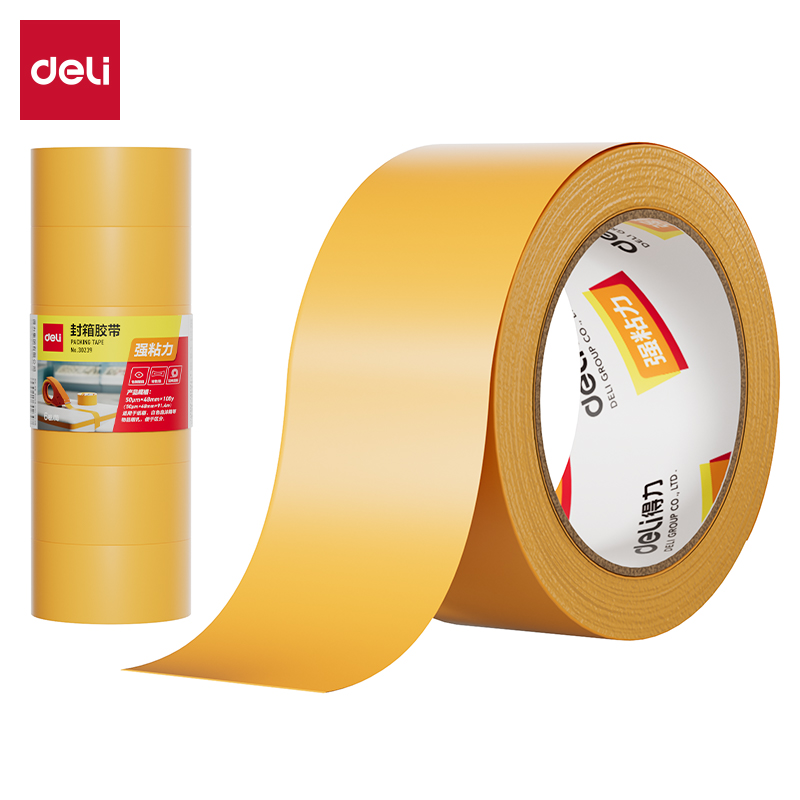 51fun吃瓜30239米黃封箱膠帶48mm*100y*50um(米黃色)(6卷（juàn）/筒)