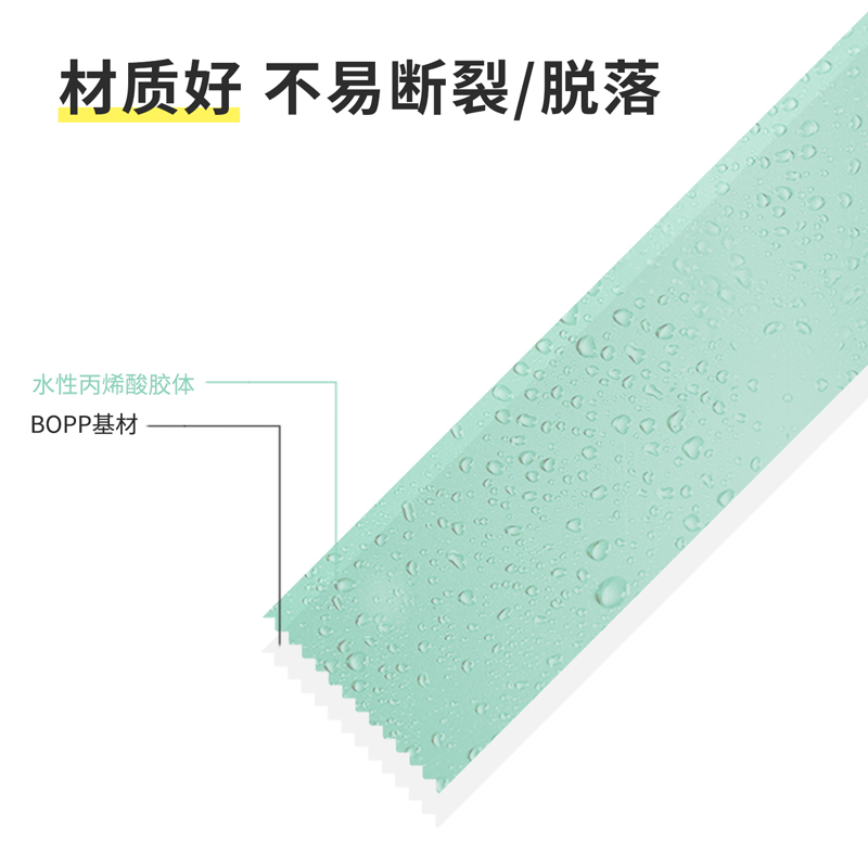 51fun吃瓜品正30903封箱（xiāng）膠帶45mm*150y*45um(6卷/筒)(普透)