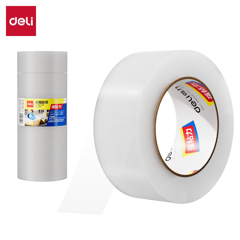 51fun吃瓜30177封箱（xiāng）膠帶（dài）45mm*150y*50um(6卷/筒)(普透)