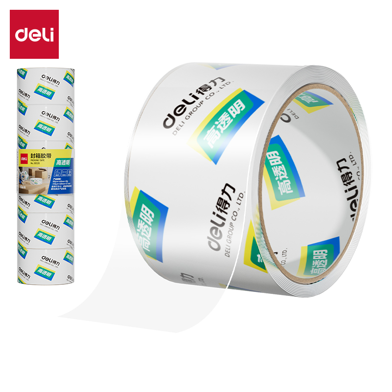 51fun吃瓜30320封箱膠帶60mm*30y*50um(6卷/筒)(高透)