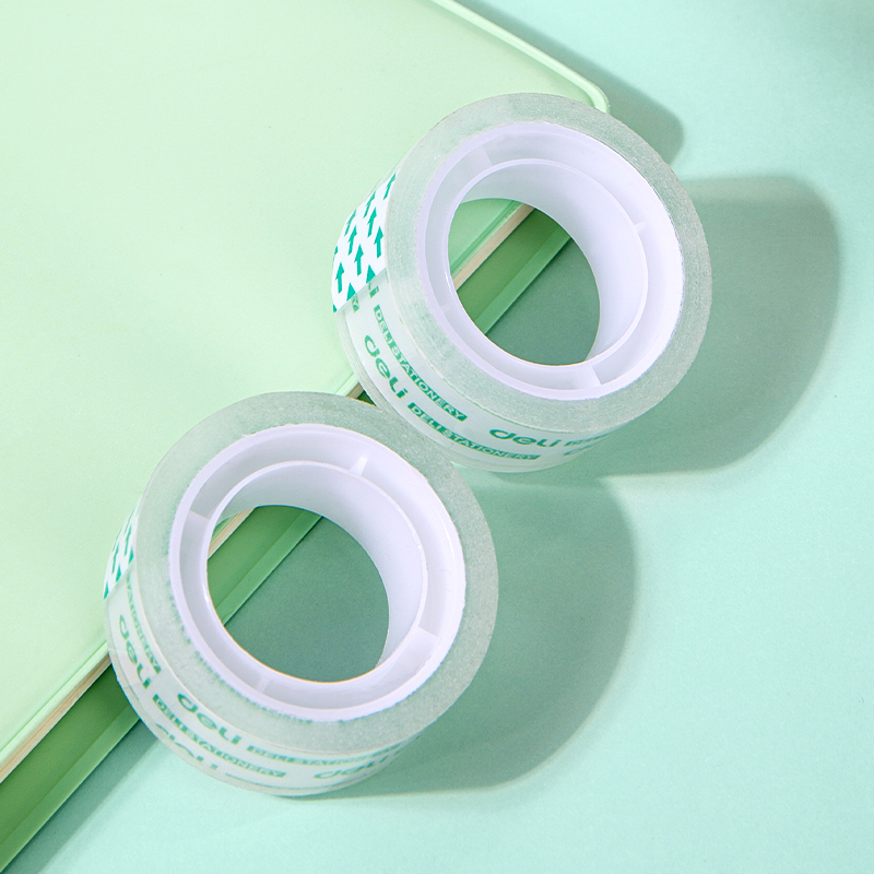 51fun吃瓜30061易撕型文具膠帶18mm*14y*38um(高透)(8卷/筒)