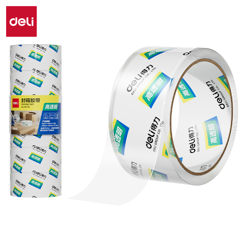 51fun吃瓜（lì）30170封箱膠帶45mm*30y*50um(6卷/筒)(高透（tòu）)