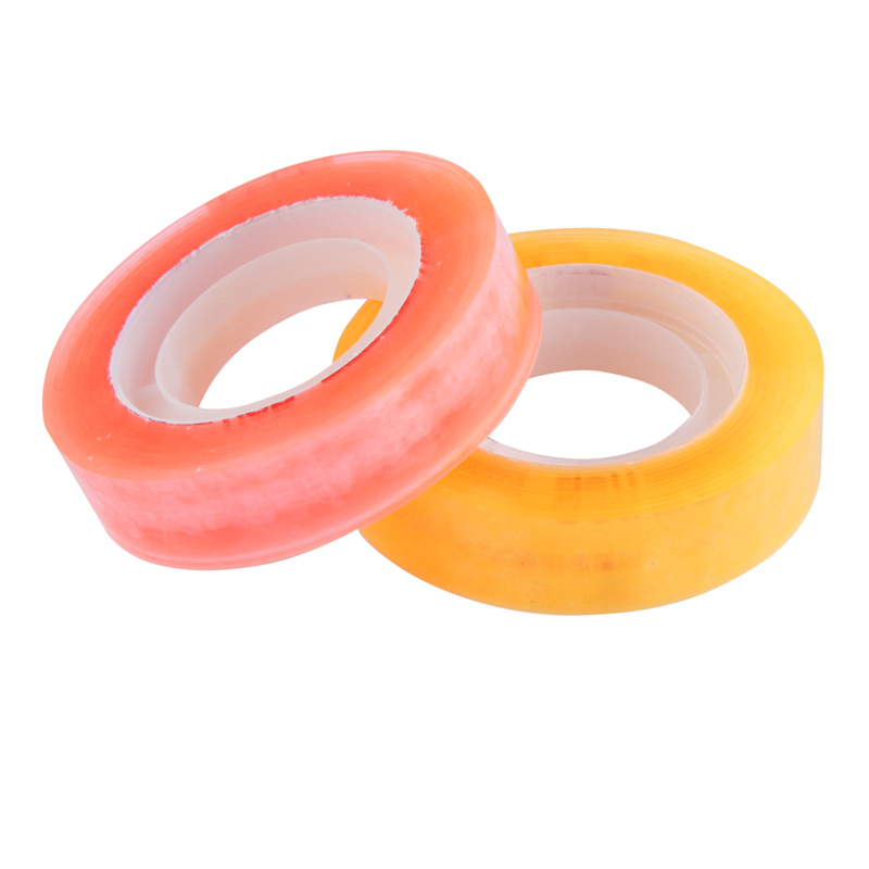 得（dé）力30023強韌型彩色文具膠帶（dài）12mm*30y*38um(混)(2卷/卡)