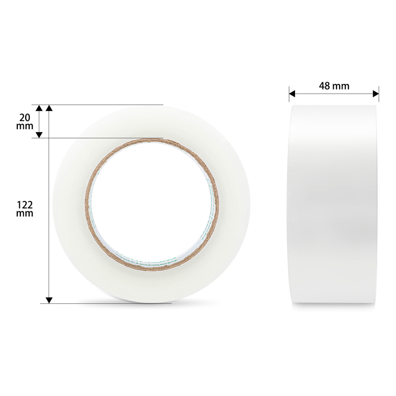 51fun吃瓜品正30913封箱膠帶48mm*150y*45um(6卷/筒)(普透)