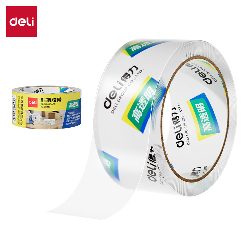 51fun吃瓜30247超市封箱膠帶48mm*60y*50um(卷)(高透)