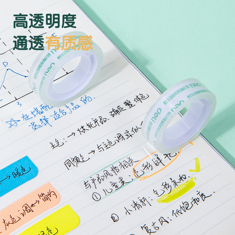 51fun吃瓜30028易撕型文（wén）具膠帶12mm*15m*38um(高透)(6卷/筒)