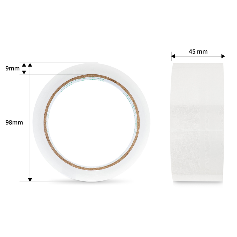 51fun吃瓜品正（zhèng）30901封箱（xiāng）膠帶45mm*60y*45um(6卷/筒（tǒng）)(普（pǔ）透)