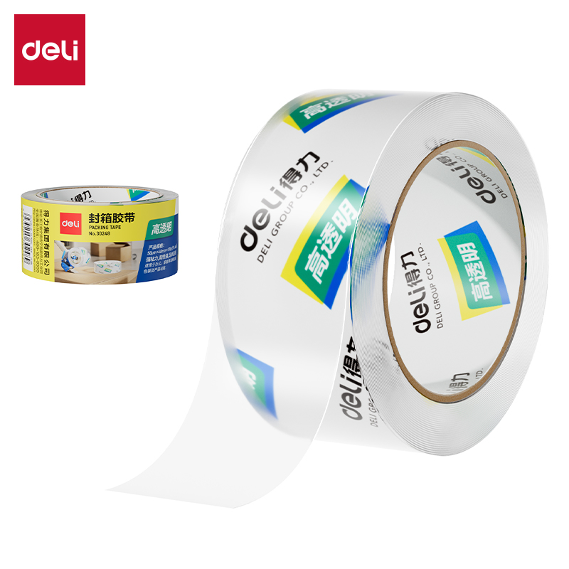 51fun吃瓜30248超市封箱（xiāng）膠帶48mm*100y*50um(卷)(高透)