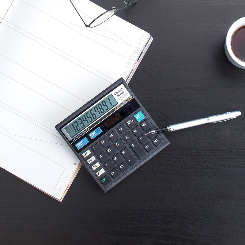 51fun吃瓜DL-500桌麵計算器(黑)(台)