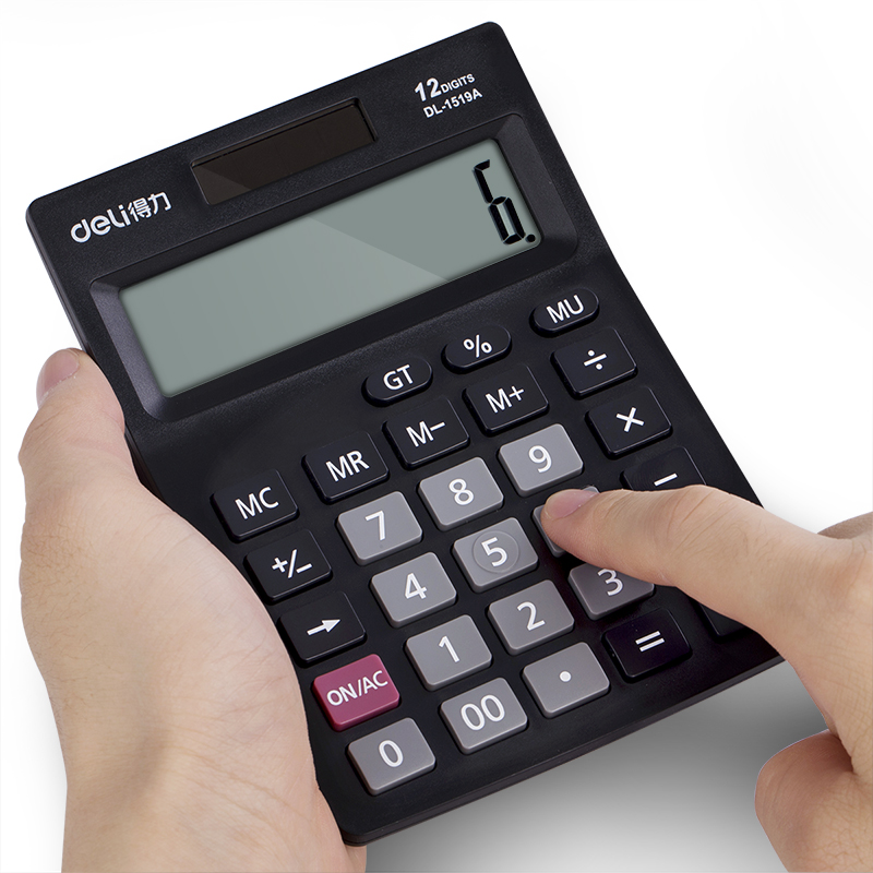 51fun吃瓜1519A桌麵計算器(黑)(台)