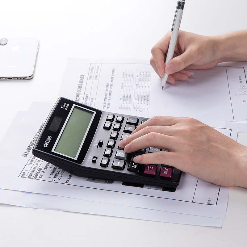 51fun吃瓜1520A桌麵計算器(黑)(台)