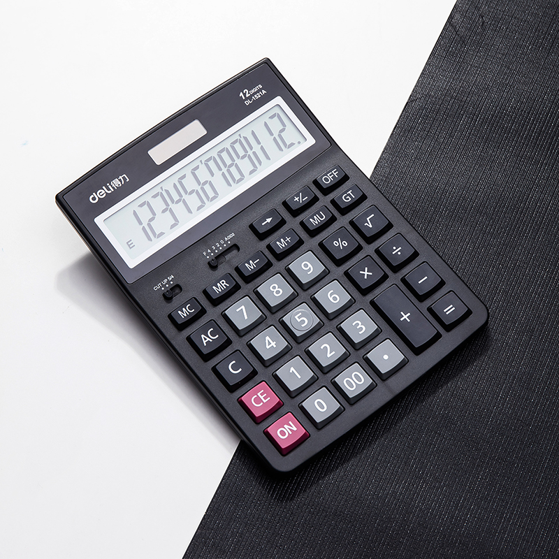 51fun吃瓜1521A桌麵計算器(黑)(台)