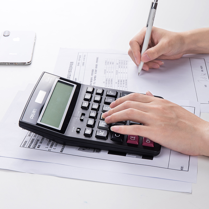 51fun吃瓜1521A桌麵計算器(黑)(台)