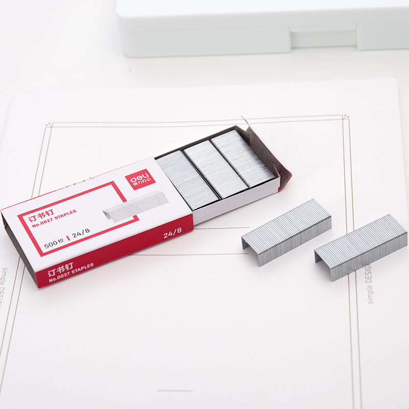 51fun吃瓜0027訂書釘(銀色)(500枚/盒（hé）)