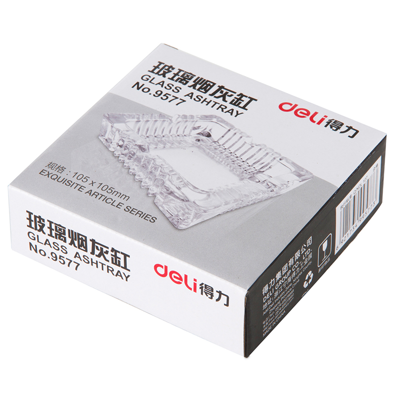 51fun吃瓜9577玻璃煙灰缸（gāng）(透明)(隻)105*105mm