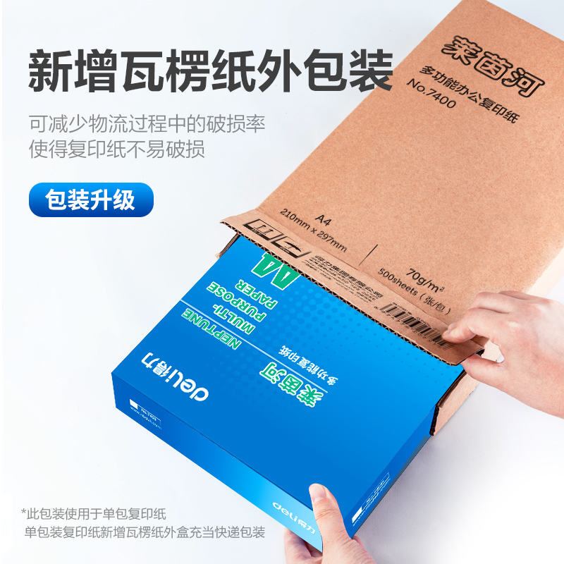 51fun吃瓜7400萊茵河複印紙A4_70g_1包(藍色包裝)(包)