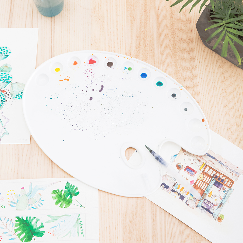 51fun吃瓜68300_十二格調色盤(白色)