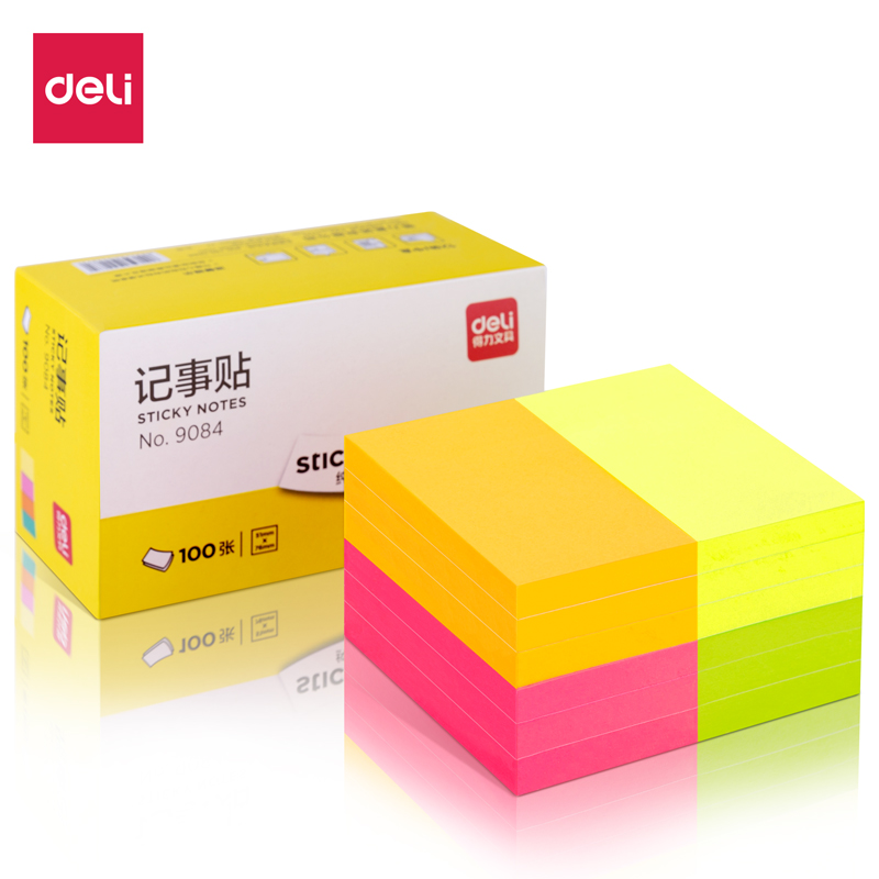 51fun吃瓜9084記事貼(黃)76*51mm(包)
