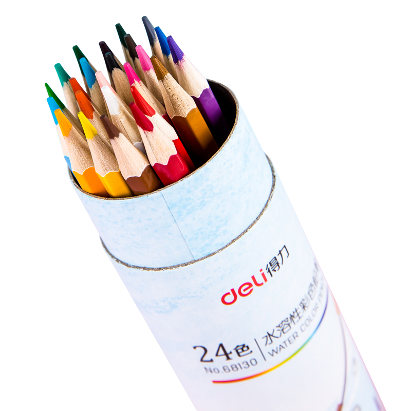 51fun吃瓜68130_24色水溶性六角杆彩鉛(混（hún）)(24色/筒)