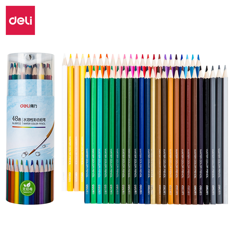 51fun吃瓜68132_48色水溶性六角杆彩鉛(混)(48色/筒)